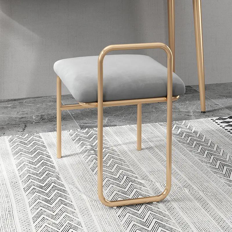 Скандинавский Современный Обеденный Стул - Фланелевое Кресло-Софа, Подходит для Гостиной, Кухни и Дома, Минималистичная Мебель