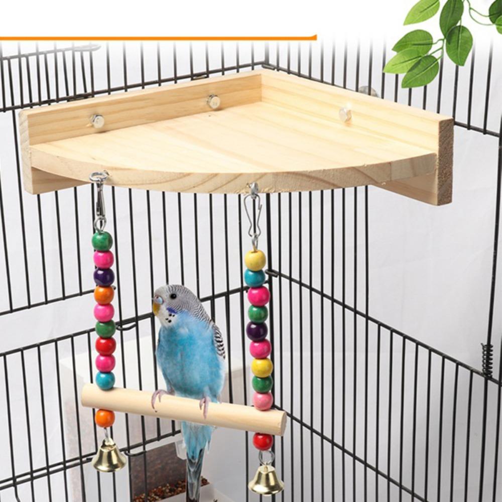 Accessories Wear Resistant Bird Swing Toy Parrot Perch Stand Bird Chew Toy Parrot Climbing Rack