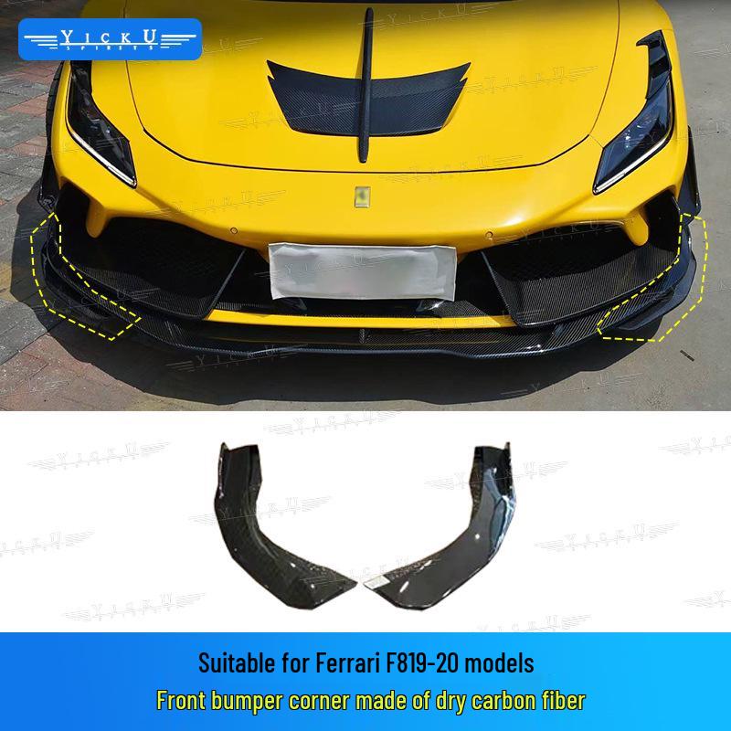 Ferrari F8 PK Style Carbon Fiber Rear Wing Body Kit