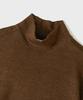 HOOVES Oblique Half-Neck Long Sleeve [Brown]