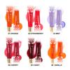 17ml 6 Colors Fruit Flavor Lip Plumper Gloss Long Lasting Cracked Dry Moisturizing Shine Hydrating Reduce Lip Lines