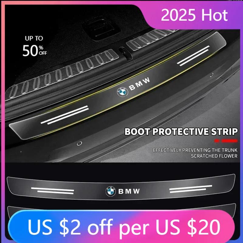FTWG3 New Hor 2025 For BMW Transparent Car Trunk Badge Protective Sticker For BMW M M3 M5 F10 F30 F20 E28 E30 E34 E36 E39 E46 E91 Perf