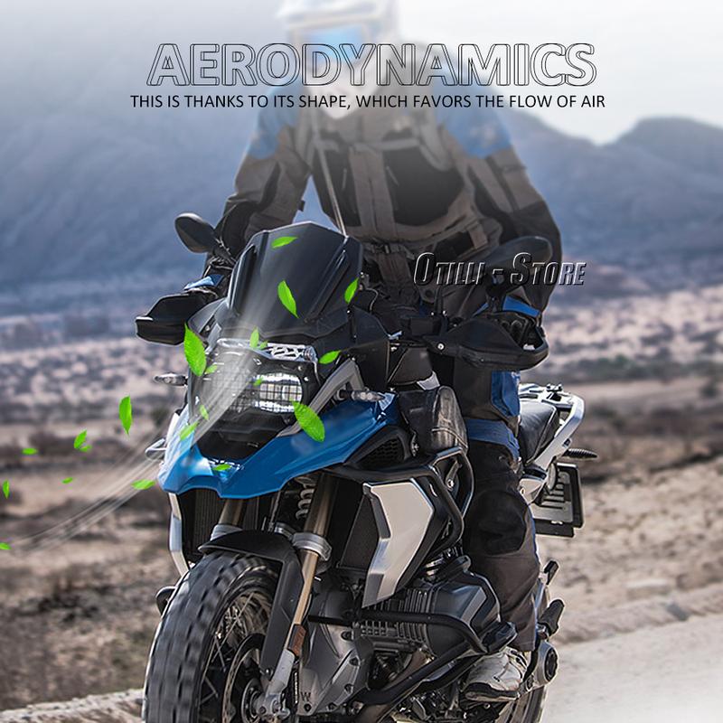 R1250GS Adventure Motorcycle Windshield Windscreen Wind Screen Black For BMW R 1200 GS LC 2013- R1200GS LC ADV 2014- R1250 GS