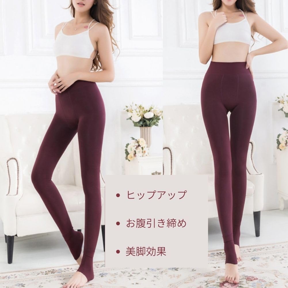 Дополнительные 8 одеял Эффект похудения [Lakeruta] Леггинсы на флисе, Колготки, Женские, Теплые, Плотные, Цвета, Теплые, Ткань, Чулки, Эластичные, Компрессионные,