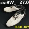 FOOT JOY golf-ботинки с dial-системой шнуровки flex zone 9W 27 белый(ИСПОЛЬЗОВАЛ)