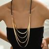 Fashion Multi-layer Snake Bone Necklace Fashion Creative High-end Texture Fashion Necklace Women's Necklace