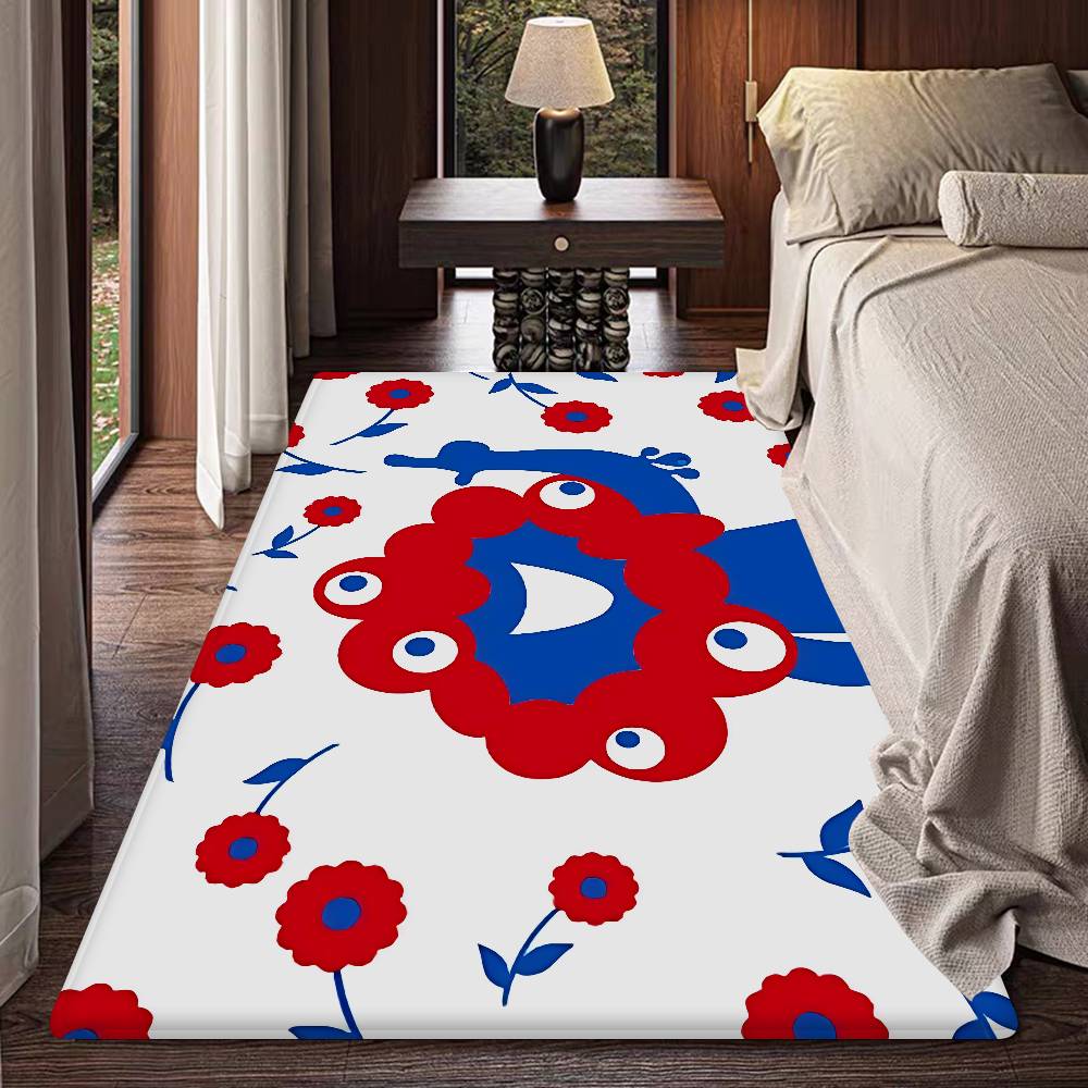 Cartoon M-Myaku-Myaku Door Mat Kids Room Bedroom Decoration Balcony Anti-Slip Doormat Living Room Doormat Area Rug