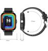 Y13 BLACK Multifunctional Smart Watch with Touch Screen and Step Counter Function