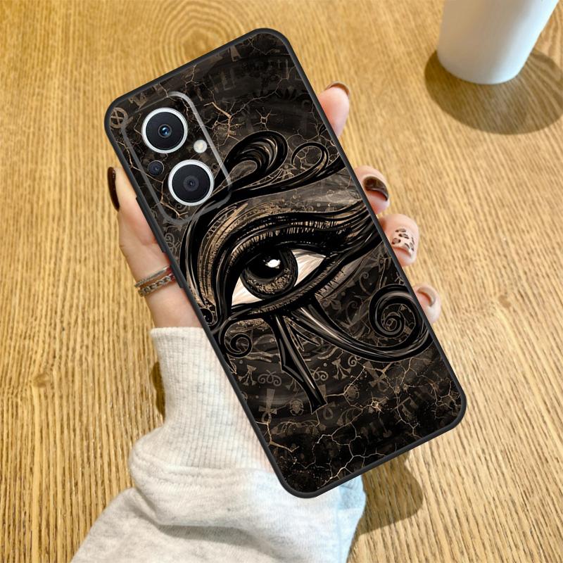 Egyptian Eye of Horus Art Funda For OPPO Reno 13 F 14F 12F 11F 8T 7 8 Lite 10 11 12 14 OPPO Find X5 X6 X8 X9 Pro Case