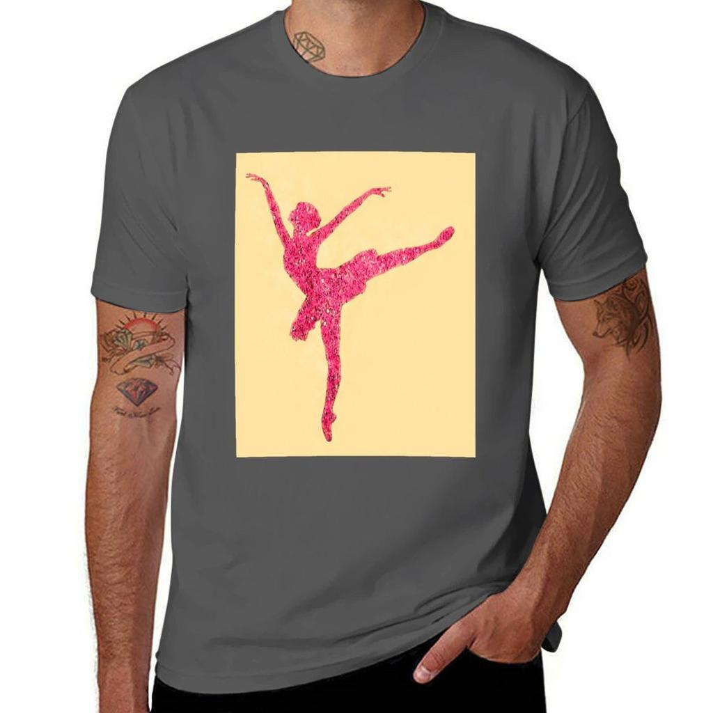 Color Abstract Ballerina Tshirt Large Size Breathable Tee