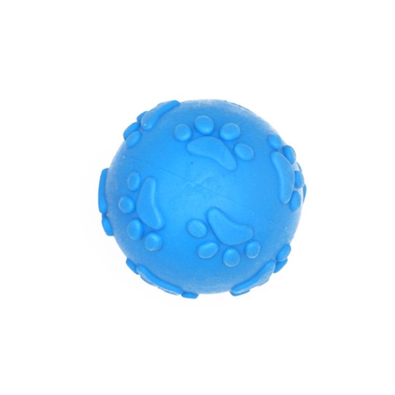 Footprint Sound Ball: Chew-Resistant Interactive Dog Toy for Molar Training and Fun