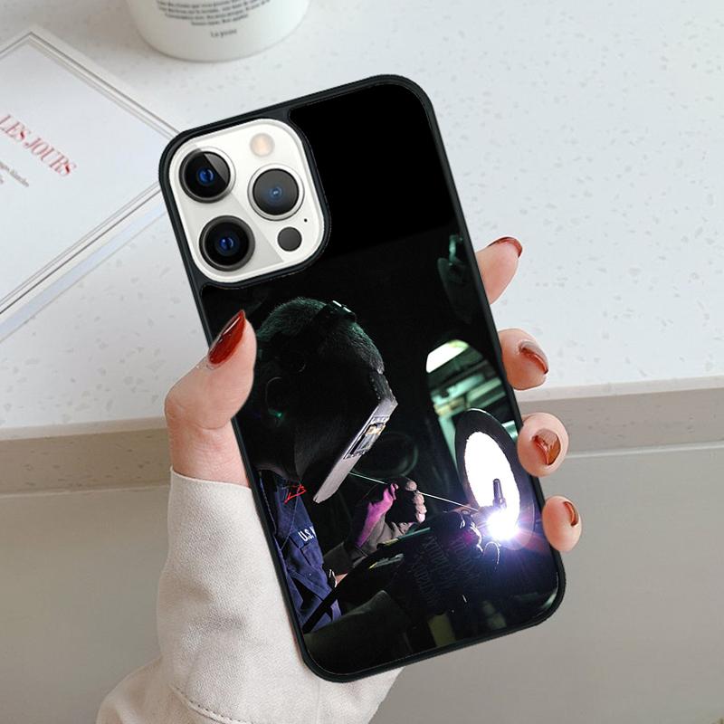 Чехол для телефона Сварщик Сварка Рабочий с горячим металлом Для iPhone 17 Air 11 12 13 14 15 16 Pro Max Чехол Для iPhone 17 Air Max Plus