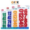 Funi CT-6625 Whiteboard Magnetic Number Pins: Medium-Size 0-9 Magnets for Office & Teaching.