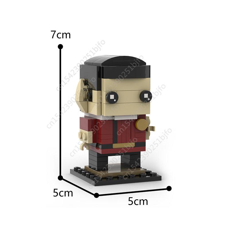 Moc Game Movie Series Brickheadz Фигурка Строительные блоки Сборка модели Аниме Фигурка Персонаж фильма Кирпичи Игрушка для детей