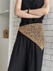 Vintage ethnic style sequins Spice girl triangle scarf headscarf waist scarf fart curtain women's summer seaside vacation shawl versatile