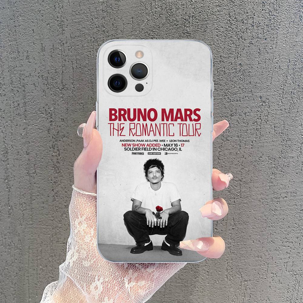 Famous Bruno Mars The Romantic Phone Case For IPhone 17 16 14 11 12 13 15 Pro Max 14 Plus 17 Air Cover