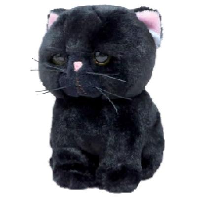 Плюшевая игрушка Naitou Design Mocha Bonbon, кот Куро Бонбон, примерно 12 см в высоту
