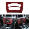 Car Carbon Fiber Look Interior Central Control Air Conditioning Panel Cover Tirm For Dodge Charger 2016-2021