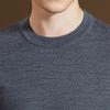 Antonio Men's Machine Washable 100% Wool Round Neck Sweater
