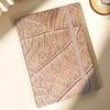 Elastic Band Cloth Notebook Retro Look Pocket Diary A5 Leaf Vein Notebook  Daily Writing