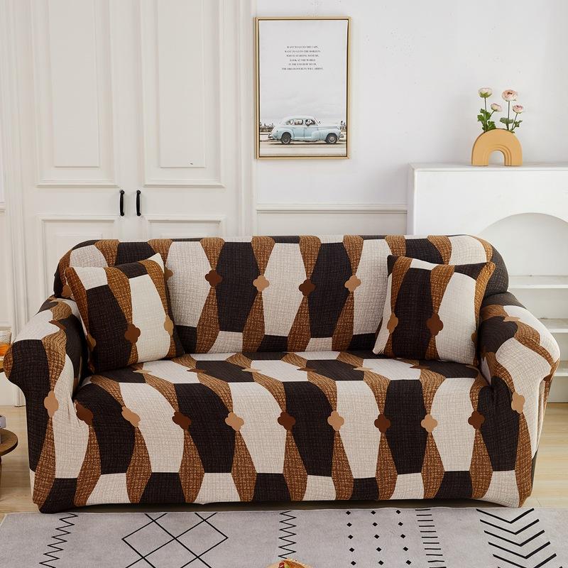 New Elastic Sofa Cover, Fully Covered with Dust-proof Leather, Sofa Towel, and Fabric Combination for All Seasons