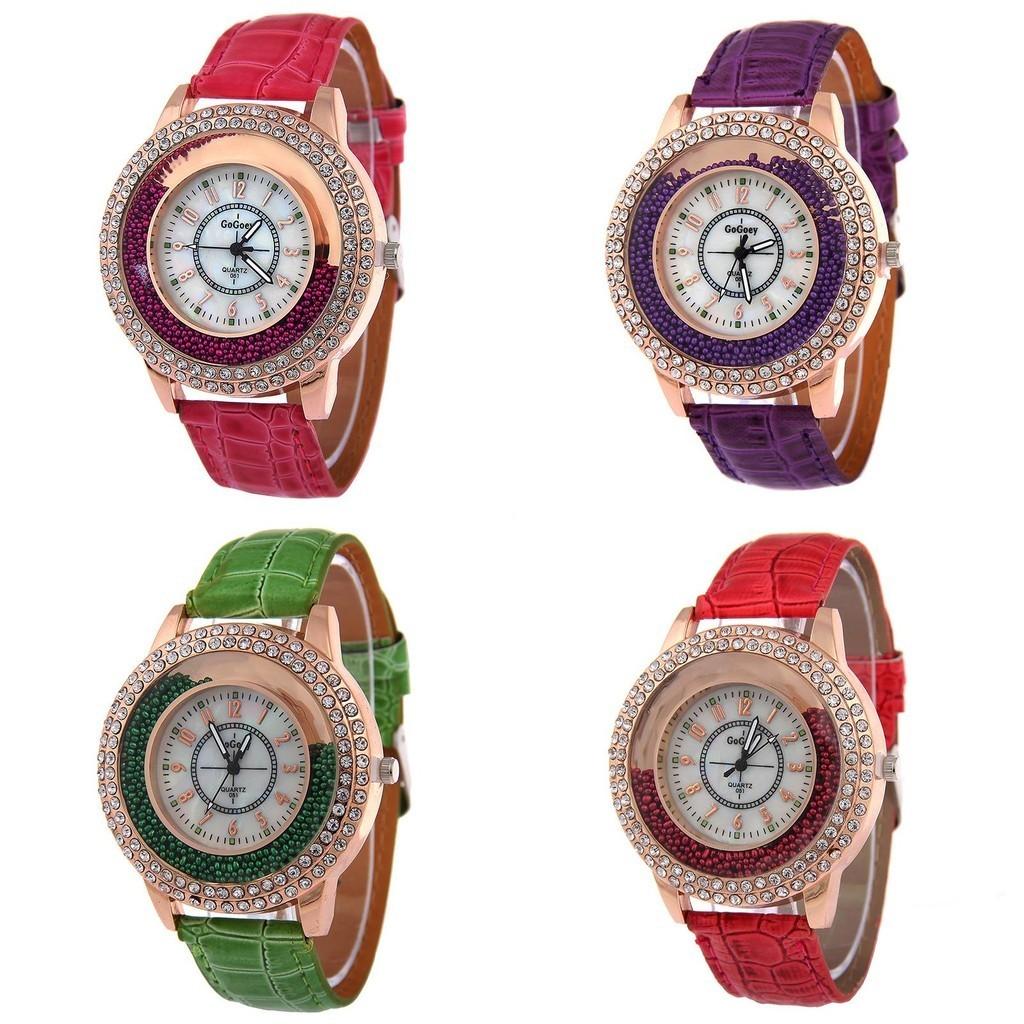 Stylish Ladies' Watch With Mineral Glass Face And Sleek Stainless Steel Buckle