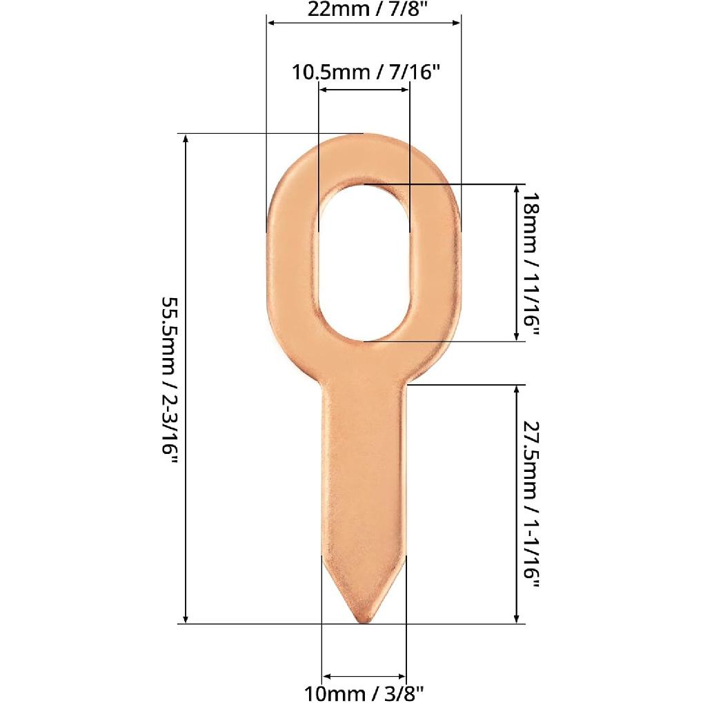 QWORK Dent Puller Rings, 100 Pcs Dent Pulling Straight Washer, Metal Shrink Repair Tool For Panel Welder Spot Welding Machine Consumables