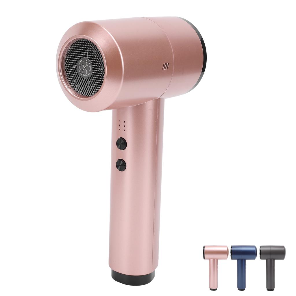 Перезаряжаемый беспроводной фен с аккумулятором 5000 мАч, 6 скоростей, быстрая сушка, портативный для путешествий, для волос