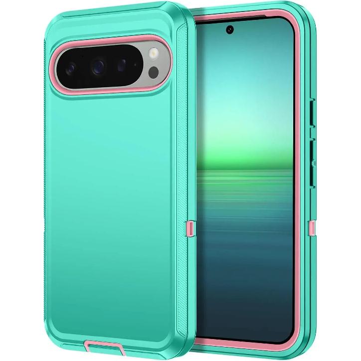 3 IN 1 Ott Heavy Duty Military Grade Anti-Drop Case for Google Pixel 10 9 8 Pro XL 9A 8A 10ProXL Shockproof Protect Cover Funda