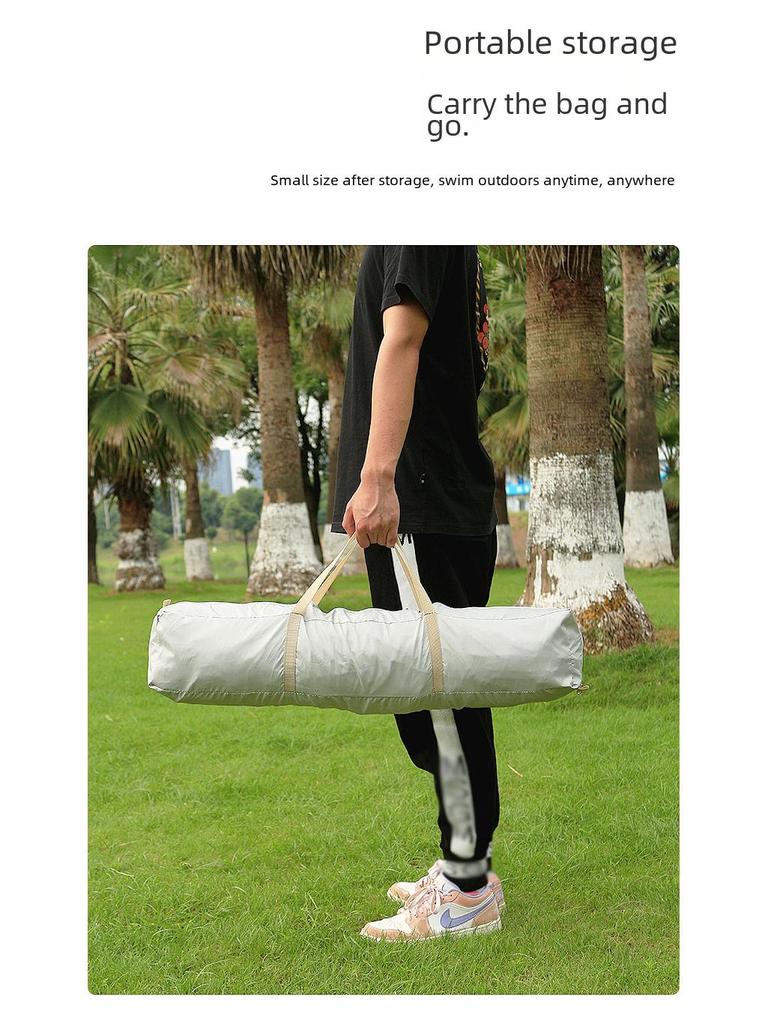 Hexagonal Automatic Folding Tent: Quick Open, Rainproof, UV-Protective, Portable for Outdoor Camping and Beach.