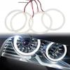 4pcs/lot 105mm COB Angel Eyes Headlight Halo Ring Lamp White Kit Auto Halo Rings For BMW 3 Series E46 2D