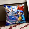 Anime BBeyblade Cartoon Cushion Cover Reversible Soft Durable Pillow Cover Home  Car MultiScene Use for Daily Comfort