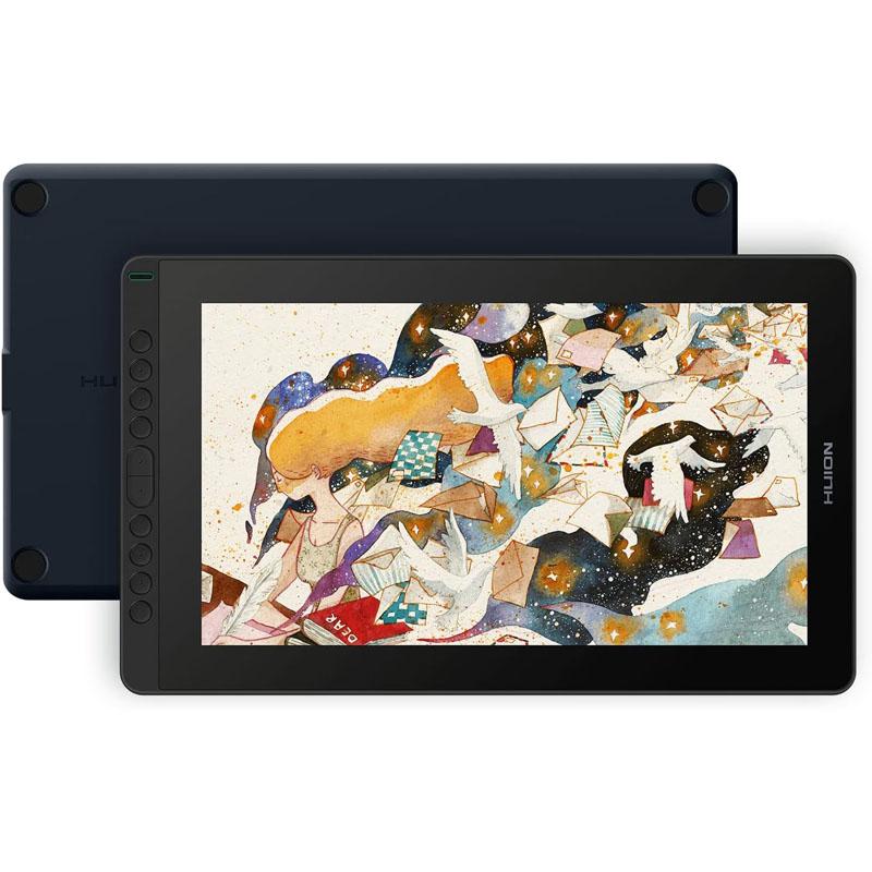 HUION Kamvas 16(2021) Graphics Drawing Monitor Battery-free Digital Pen Tablet For Windows/MAC And Android 120%s RGB