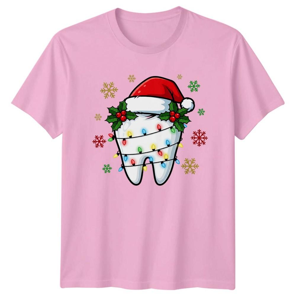 Christmas Tooth Holiday Graphic Unisexs TShirt Unisexs Tee Unisex Festive