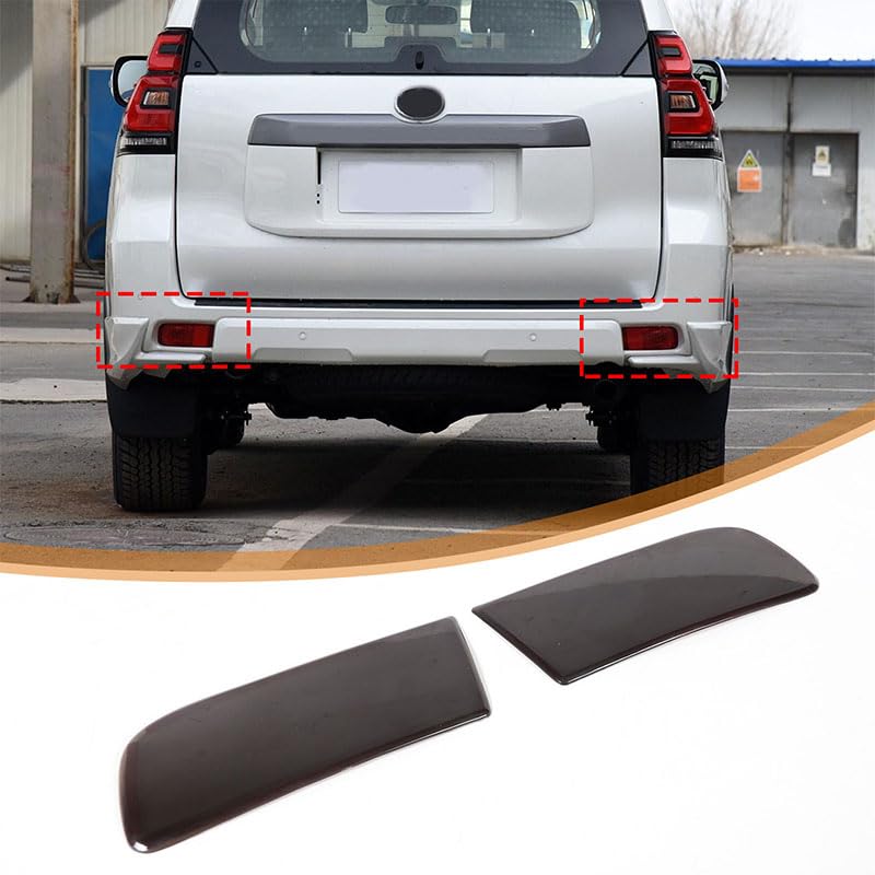 METYOUCAR Задние противотуманные фары для Toyota Land Cruiser Prado 150 серии, тонированные ABS, на клейкой основе, декоративные, для экстерьера, набор аксессуаров для автомобиля