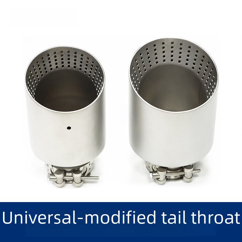 Универсальный матовый сетчатый глушитель из нержавеющей стали для модификации выхлопной трубы автомобиля Golf GTI Tail Throat - идеальная посадка