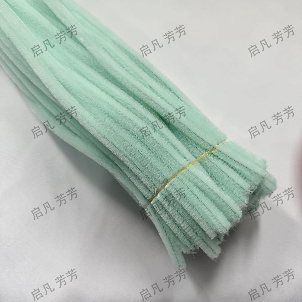 8mm Macaron Color Encrypted Twist Ties Chenille Stems for DIY Toys