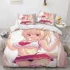 Luxury New 3D Print Kawaii Anime Sexy Girl Bedding Set Boys Girls Twin Queen Duvet Cover Adult Fashion Home Textileextile