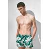 HM Узорчатые шорты для плавания Темно-зеленая пальма