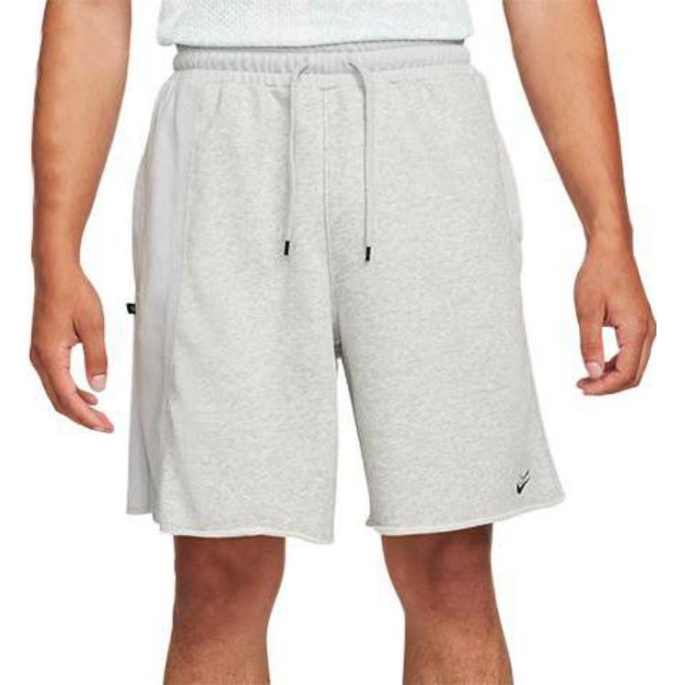 Nike Спортивные шорты мужские меланжево-серые умеренные DH7374-050