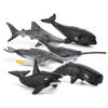 Simulation 6-Piece Set Of Marine Life Bowhead Whale Humpback Whale Killer Whale Mini Whale Toy Model