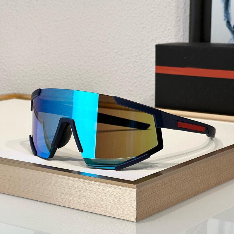 Женские модные ветрозащитные спортивные солнцезащитные очки с большой оправой - унисекс, мода 04W