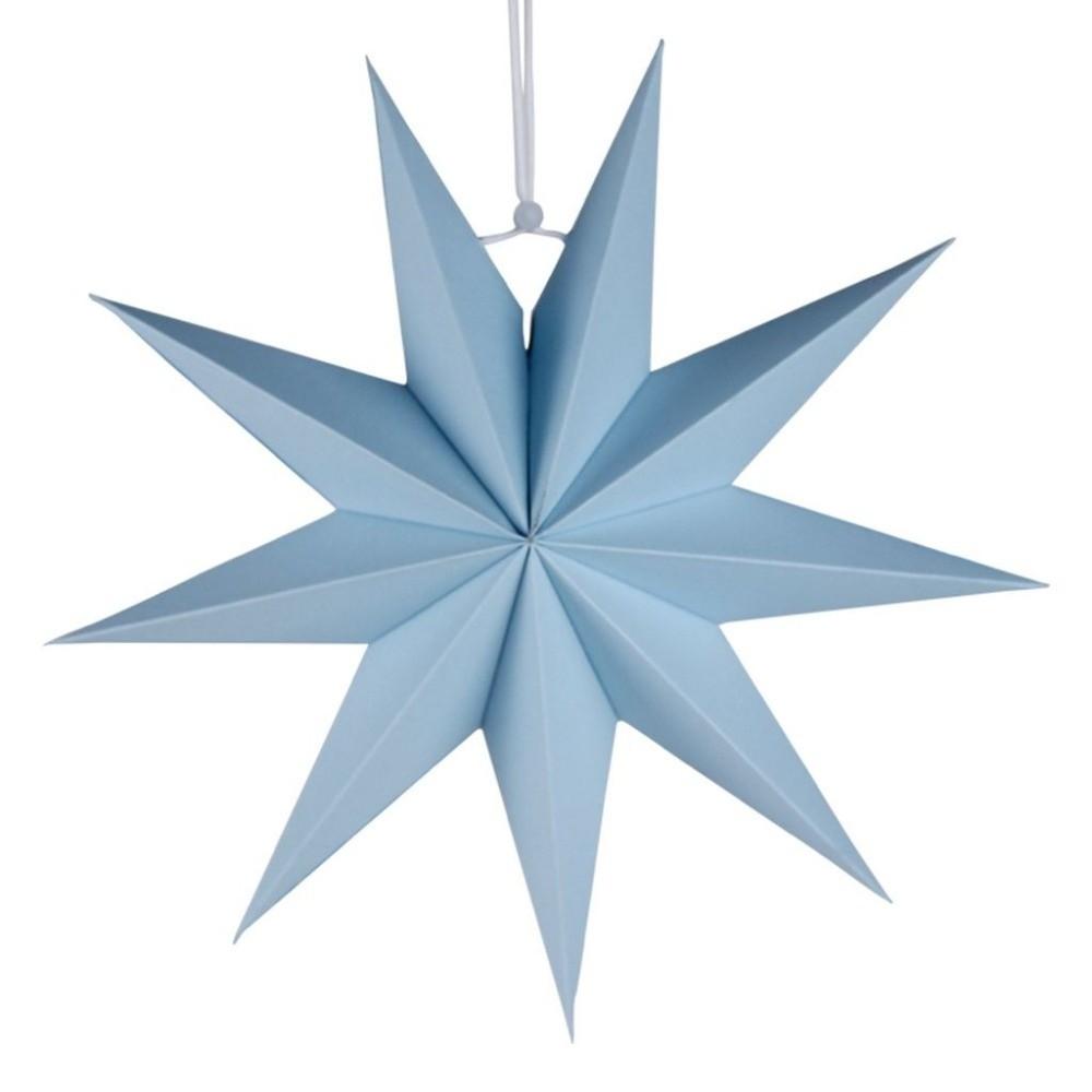 Nine Pointed Star Hanging Ornaments Hanging Paper Stars Paper Flower Crafts Party Decor