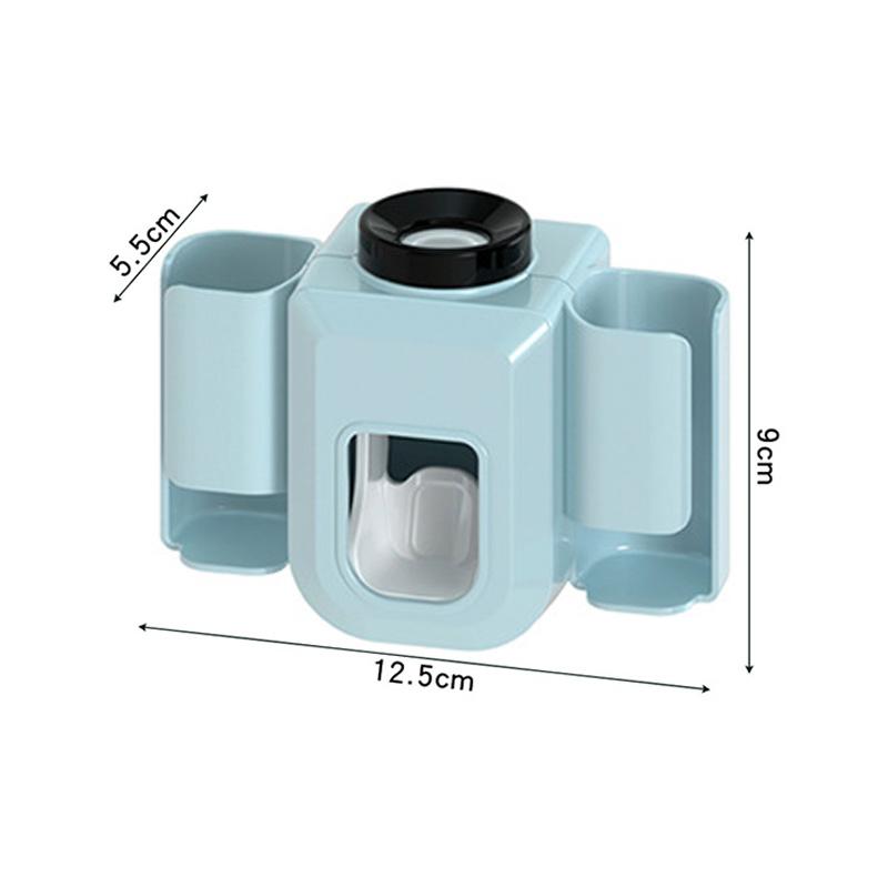 Настенный автоматический дозатор зубной пасты, держатель для зубной щетки, многофункциональный электрический держатель для зубной щетки, без удара для ванной комнаты