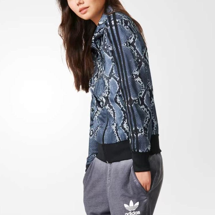 adidas Оригинальные куртки и пальто Firebird Женские Синие AB2096