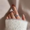 Huitan Trendy Women Rings New Wedding Accessories Ослепительный кубический цирконий Темперамент Элегантные женские помолвочные украшения