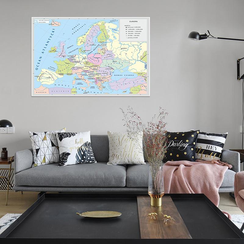 French Map Background-European Continent-Political Distribution,Wall Decor,Geographical Tool,Tourism Tools