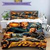 3pcs Duvet Cover Set (1*Duvet Cover + 2*Pillowcase, Without Core), Fast & Furious Print Bedding Set, Bedroom Decor, All‑Season, Birthday Gift
