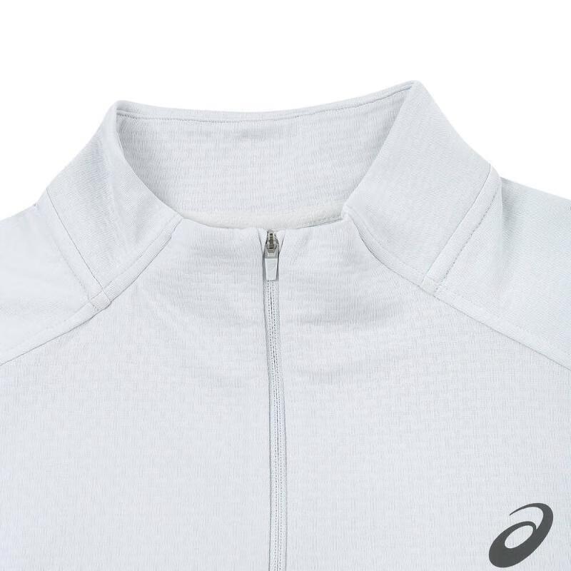 Asics Спортивная серия Lifestyle, однотонная модная удобная футболка с длинным рукавом, мужские топы, серые 2011D211-020