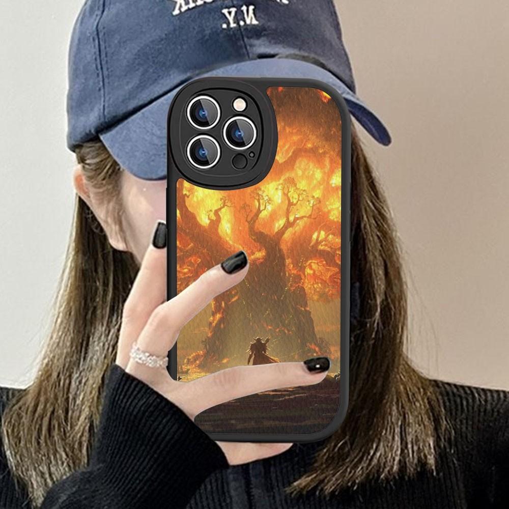 W-World Of W-Warcraft Чехол для телефона Жесткая кожа Для IPhone 16 15 14 13 12 Mini 11 14 Pro Max Xs X Xr 7 8 Plus Fundas